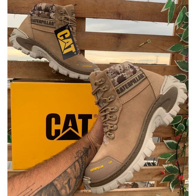 Bota Masculina Caterpillar Adventure Cat 22 – Couro Legitimo Solado Antiderrapante