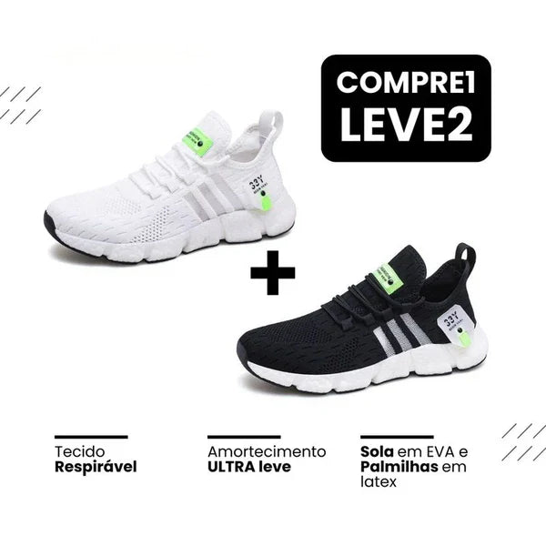 Tênis Running Fast - Compre 1 Leve 2 - Ultimas Unidades