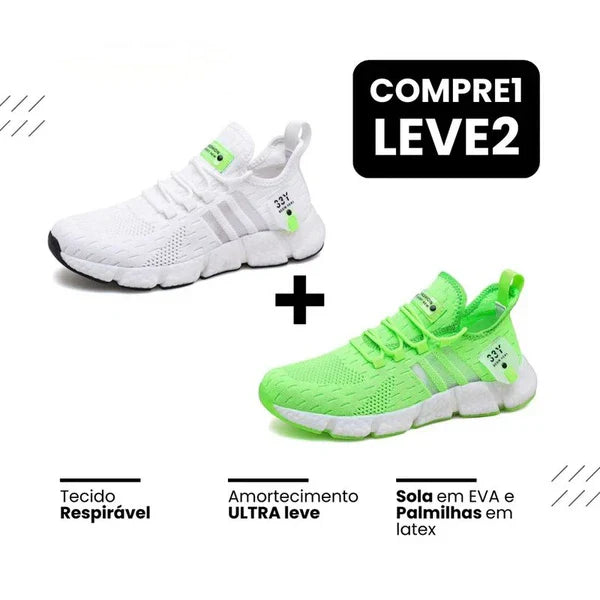 Tênis Running Fast - Compre 1 Leve 2 - Ultimas Unidades