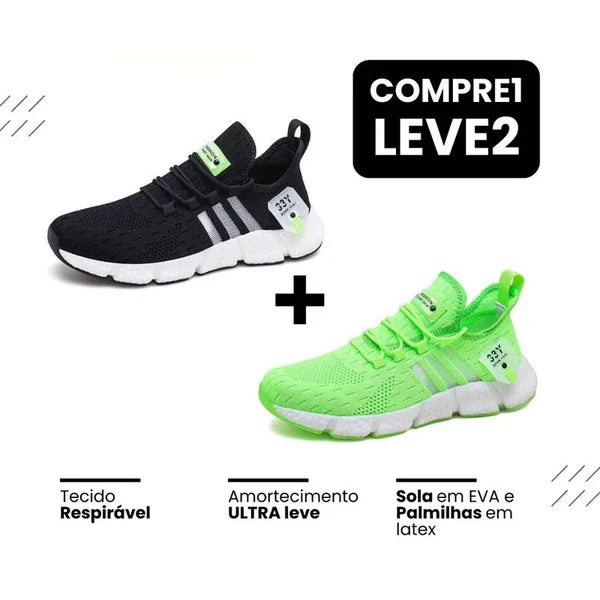 Tênis Running Fast - Compre 1 Leve 2 - Ultimas Unidades