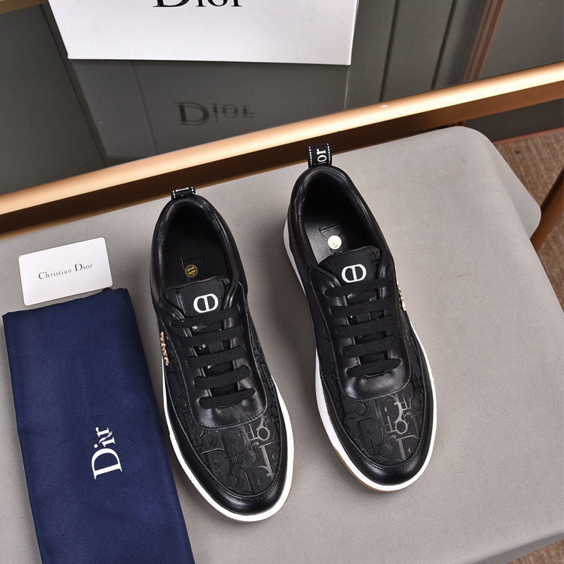 Dior2024 Novos sapatos masculinos impressos sapatos casuais de baixo nível KDCA 761R