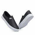 Tênis Lacoste Praya Slip-On Branco Masculino Casual Sem Cadarço Leve e Confortável