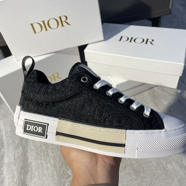 Moda Dior2024 Sapatos De Lona De Alta Qualidade Masculino Feminino Renda Plana Casal Presbiopia Letras Chiffon Tênis